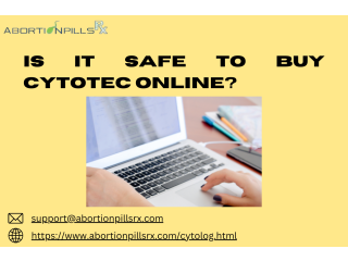 Is it safe to buy Cytotec online?