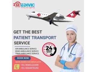 Medivic Aviation Air Ambulance Services in Lucknow with ICU