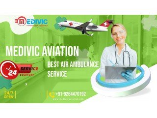 Select Air Ambulance Services in Indore by Medivic with Experienced Para Medical Crew