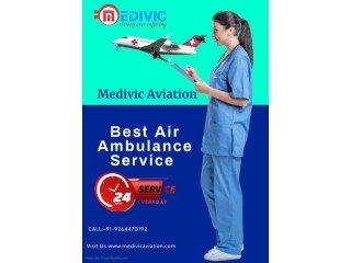Gain Air Ambulance Services in Jamshedpur by Medivic with Latest Medical Equipments