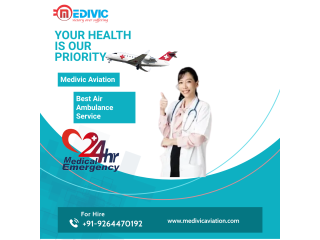 Acquire Air Ambulance Services in Jabalpur by Medivic with ICU