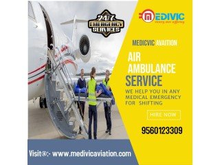 Book Fastest Air Ambulance Services in Jharsuguda by Medivic