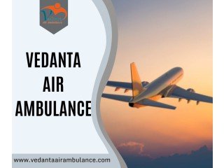 Vedanta Air Ambulance in Amritsar with full facility