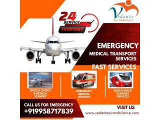 Avail Vedanta Air Ambulance Service in Bhopal at an Affordable Cost