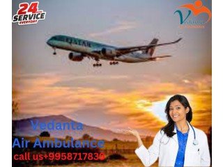 Choose Vedanta Air Ambulance Service in Visakhapatnam with Medical Facility
