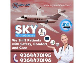 Sky Air Ambulance Service in Varanasi | World-Class Monitoring