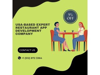Expert Restaurant App Development Firm Based In The USA