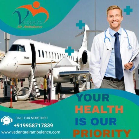 vedanta-air-ambulance-service-in-udaipur-with-top-class-patient-care-facilities-big-0