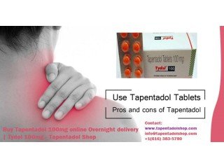 Buy Tapentadol 100mg online for chronic pain with fast shipping in the USA