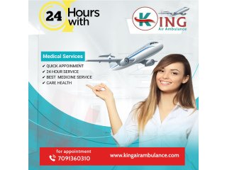 Gain Air Ambulance Service in Dibrugarh by King with Well-Equipped Medical Team