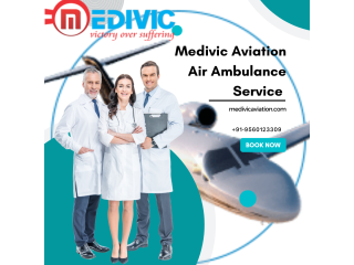 Quick Air Ambulance Service in Delhi by Medivic Aviation
