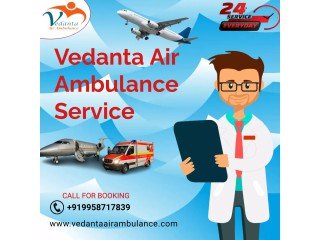 Vedanta Air Ambulance Service in Jodhpur with Specialized Medical Crew