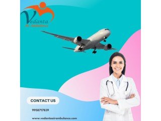 Use Vedanta Air Ambulance Service in Ranchi for Quick Patient Evocation