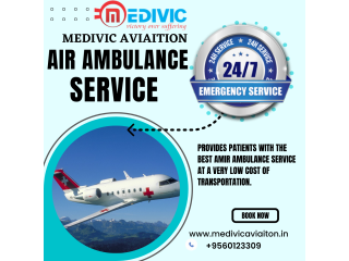 Medivic Aviation Air Ambulance Service from Jamshedpur with Proper Medical Facilities