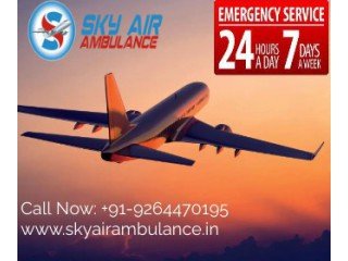 Sky Air Ambulance Service in Siliguri with Advanced Medical Amenities