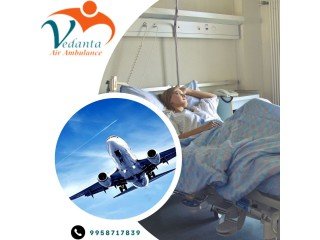 Vedanta Air Ambulance from Mumbai with Healthcare Medical Support