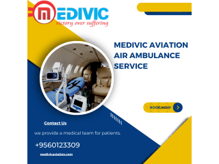 The Best Air Ambulance Service in Jamshedpur by Medivic Aviation