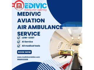 Medivic Aviation Air Ambulance Service in Delhi with better medical assistance for the safe transfer