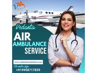 Vedanta Air Ambulance Service in Mumbai for Life Saver ICU Setup