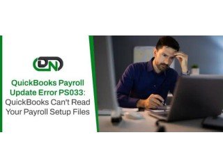QuickBooks Payroll Update Error PS033