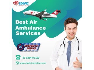 Medivic Aviation Air Ambulance Services in Dibrugarh with a Highly Professional Medical Team