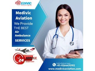 Medivic Aviation Air Ambulance Services in Kolkata with Proper Medical Facilities
