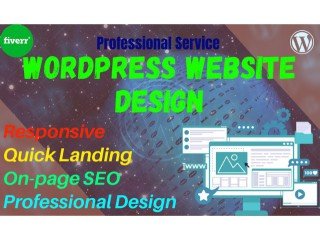 I will develop modern and mobile friendly wordpress website
