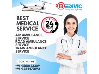 Medivic Aviation Air Ambulance Service in Kolkata with Hi-Tech Healthcare Tools
