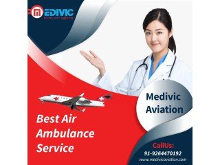 Medivic Aviation Air Ambulance Service in Delhi with Safe Medical Care Facilities