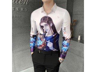 Fashion Digital Print Casual Shirts