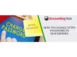 How to Change EFTPS Password in Quickbooks