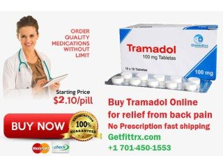 Tramadol For Severe Pain No Prescription required with Discounts, Cost Starting at $2.10