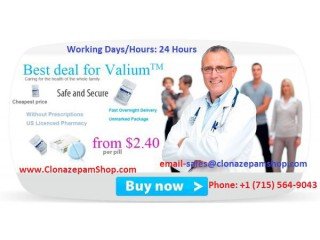 Buy VALIUM Online For effective Anxiety treatment without prescription Overnight delivery