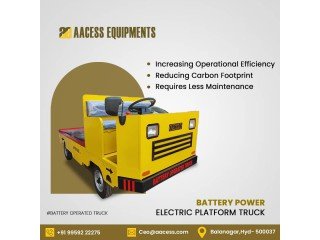 Battery operated transfer trolley in India |Aacess Equipments