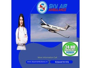 Get The Fastest Air Ambulance from Guwahati to Delhi by Sky Air Ambulance