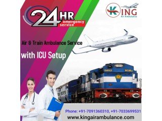 King Train Ambulance Service in Kolkata with Good Care and Proper Medicines