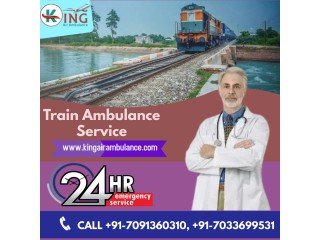 King Train Ambulance Service in Delhi with Emergency Patient Evacuation