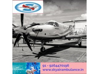 Sky Air Ambulance from Varanasi to Delhi | Hi-tech features