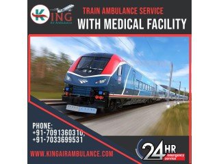 King Train Ambulance Services in Guwahati with a Reliable Patient Transfer Crew