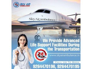 Sky Air Ambulance from Darbhanga to Delhi| Fully Certified Medical Staff