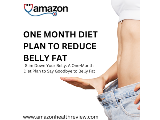 How To Lose Belly Fat In A Month With A Diet Plan