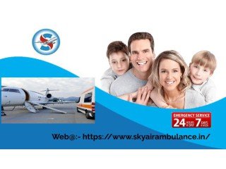 Sky Air Ambulance from Dibrugarh to Delhi | Specific Needs