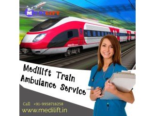 Medilift Train Ambulance in Guwahati with Modern Medical Equipment