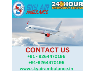 Complete Medical Care Air Ambulance from Indore by Sky Air