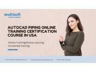 AutoCAD Piping Online Training Certification Course in USA