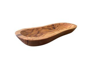 Revamp your dining zone with the exquisite handmade Olive wood bowl