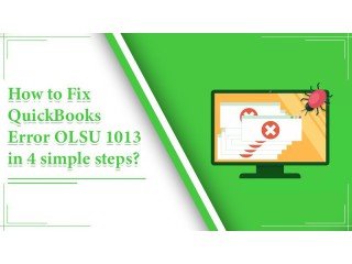 What is the QuickBooks error OLSU 1013?