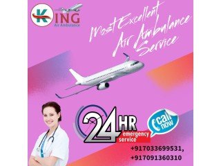 Hire India's Best and High-Class Air Ambulance Service in Patna by King