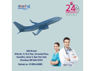 Hire Angel Air Ambulance Services in Patna with Dedicated Medical Team